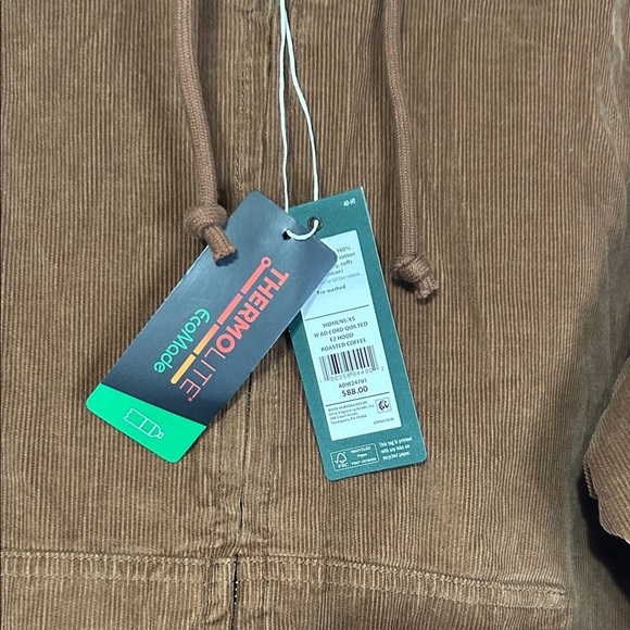 Alpine Design Brown Hooded Jacket - Picture 3 of 6